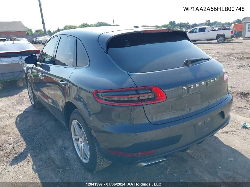 WP1AA2A56HLB00748 2017 Porsche Macan