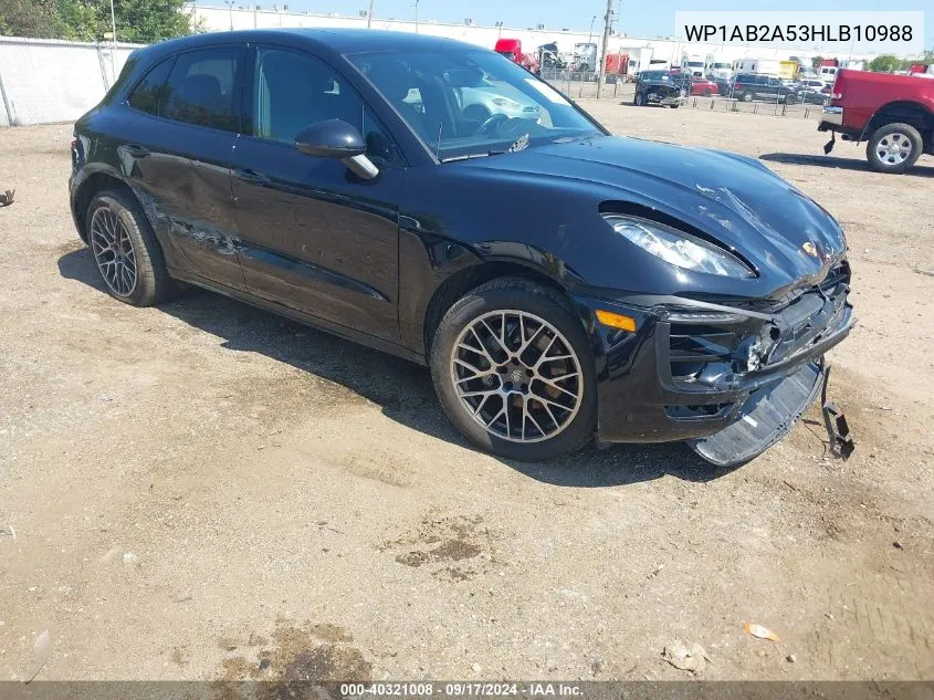 WP1AB2A53HLB10988 2017 Porsche Macan S