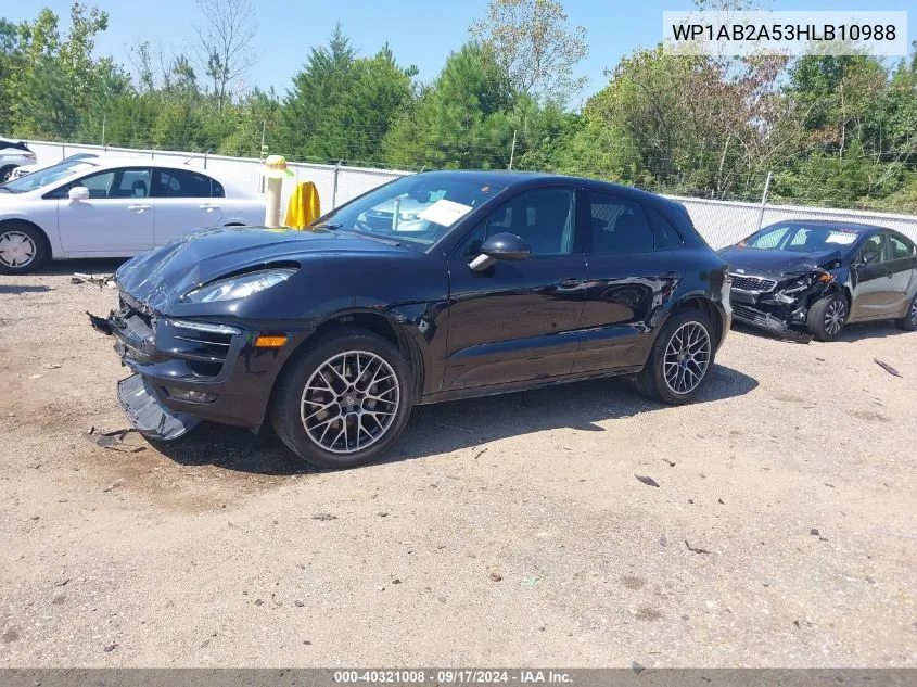 WP1AB2A53HLB10988 2017 Porsche Macan S