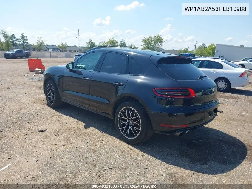 WP1AB2A53HLB10988 2017 Porsche Macan S