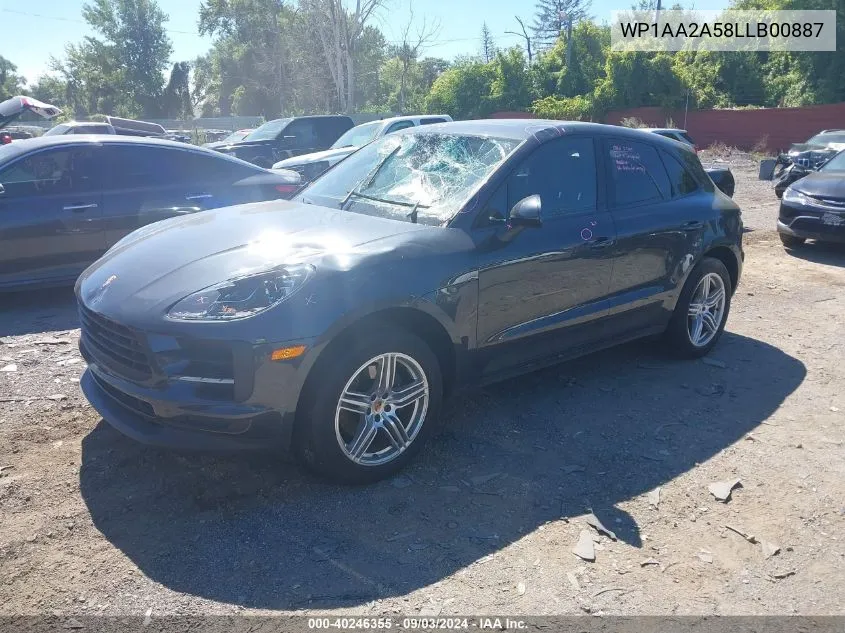 WP1AA2A58LLB00887 2020 Porsche Macan