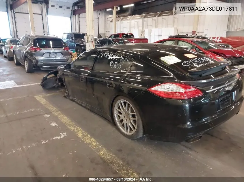 2013 Porsche Panamera 2/4 VIN: WP0AA2A73DL017811 Lot: 40294657