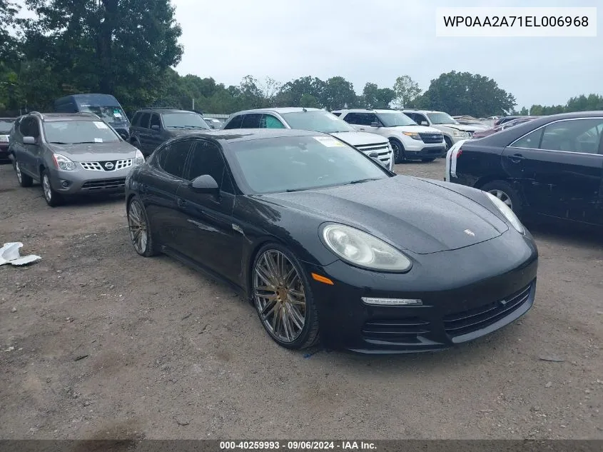 2014 Porsche Panamera 4 VIN: WP0AA2A71EL006968 Lot: 40259993