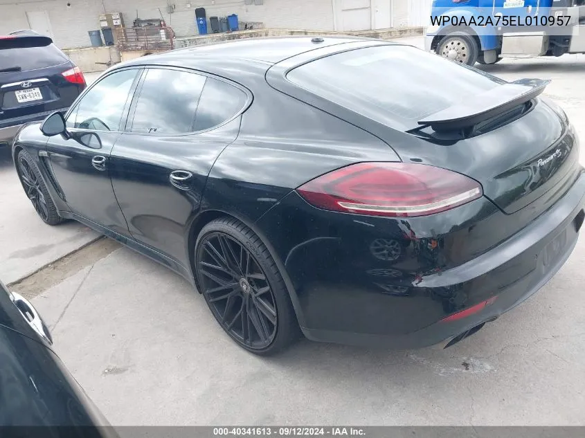 2014 Porsche Panamera 4 VIN: WP0AA2A75EL010957 Lot: 40341613