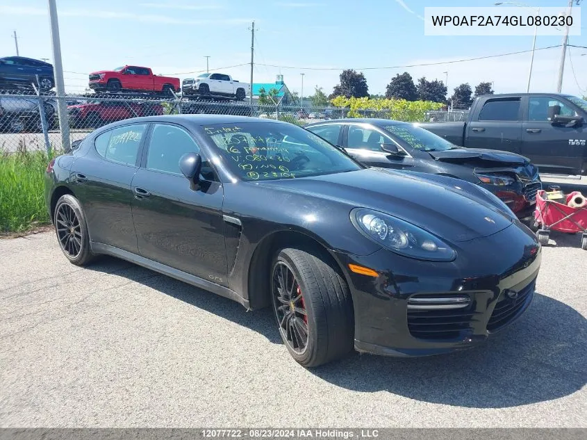 WP0AF2A74GL080230 2016 Porsche Panamera