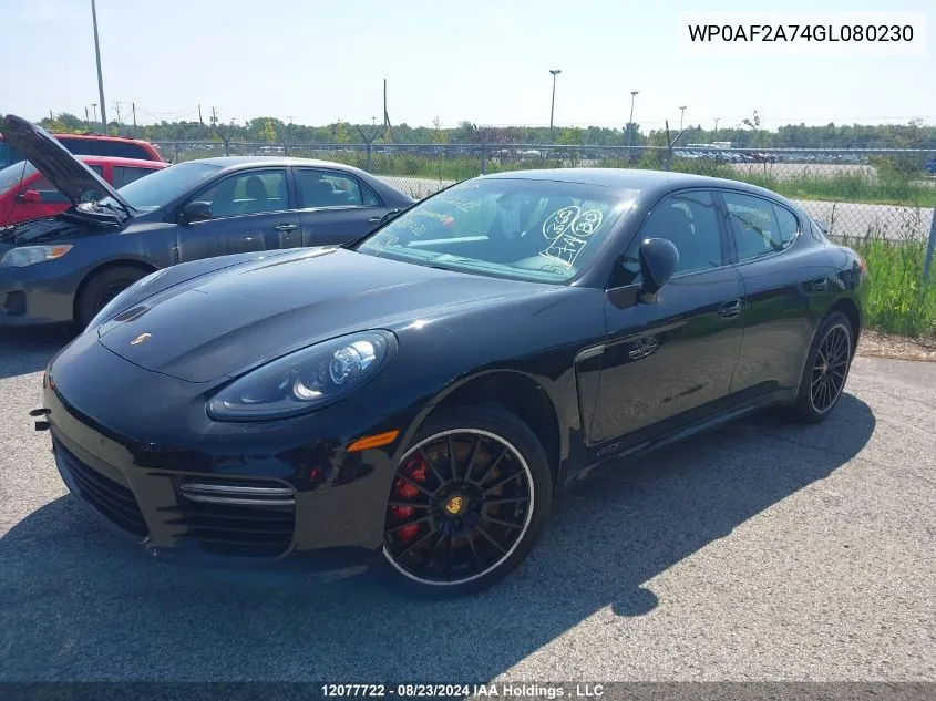 WP0AF2A74GL080230 2016 Porsche Panamera