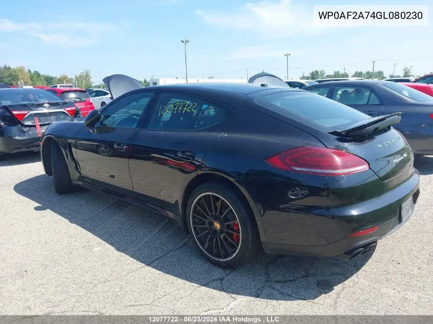 WP0AF2A74GL080230 2016 Porsche Panamera