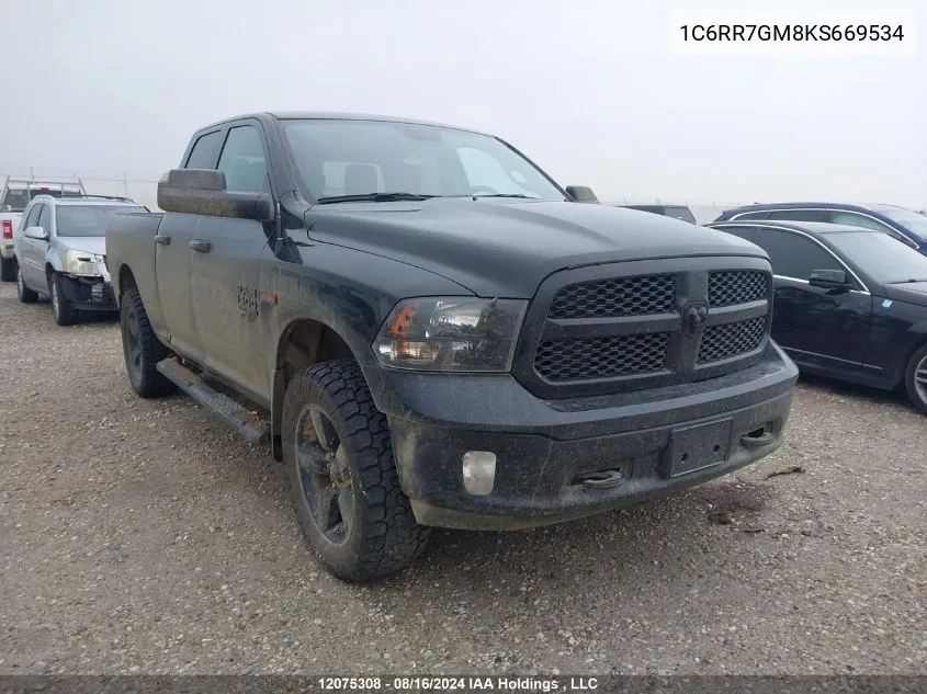 2019 Ram 1500 Classic Slt VIN: 1C6RR7GM8KS669534 Lot: 12075308