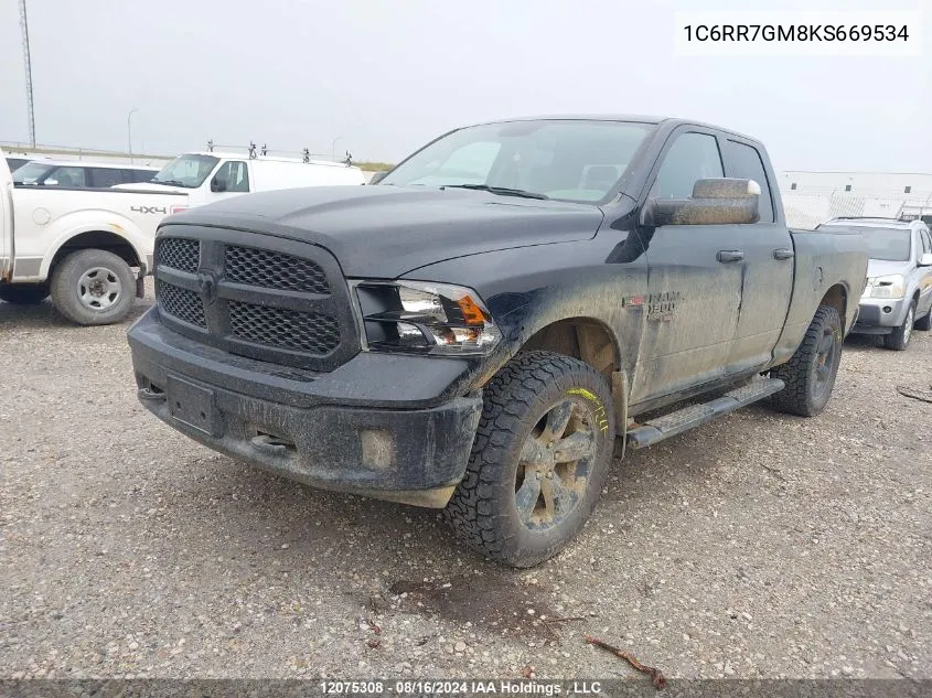 2019 Ram 1500 Classic Slt VIN: 1C6RR7GM8KS669534 Lot: 12075308