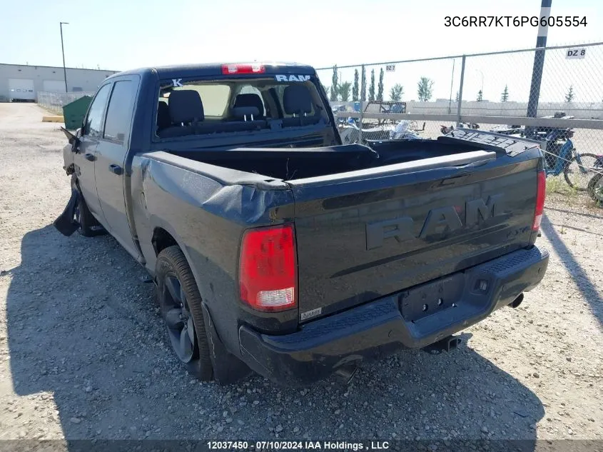 2023 Ram 1500 Classic Tradesman VIN: 3C6RR7KT6PG605554 Lot: 12037450