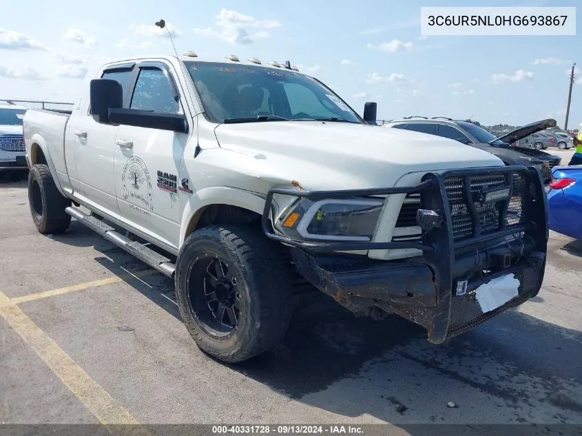 3C6UR5NL0HG693867 2017 Ram 2500 Laramie Mega Cab 4X4 6'4 Box