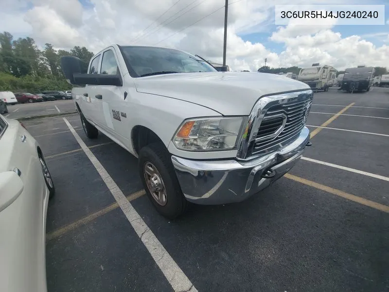 2018 Ram 2500 St VIN: 3C6UR5HJ4JG240240 Lot: 40354472