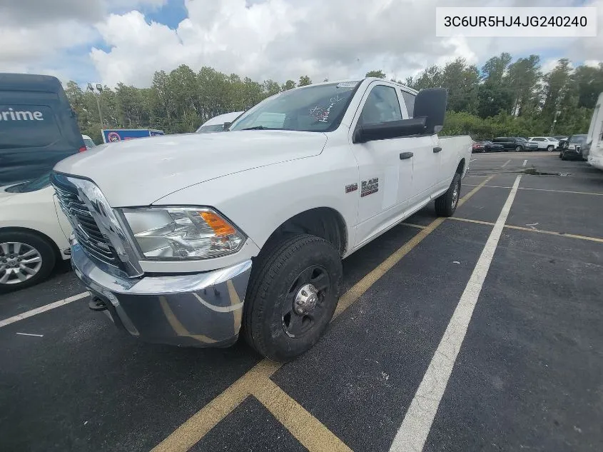 2018 Ram 2500 St VIN: 3C6UR5HJ4JG240240 Lot: 40354472