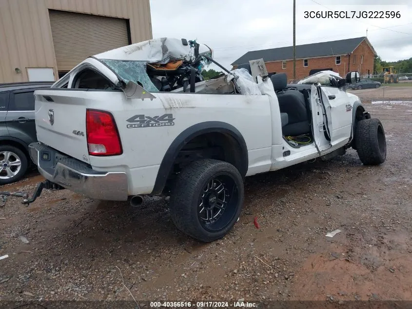 2018 Ram 2500 Tradesman 4X4 6'4 Box VIN: 3C6UR5CL7JG222596 Lot: 40356516