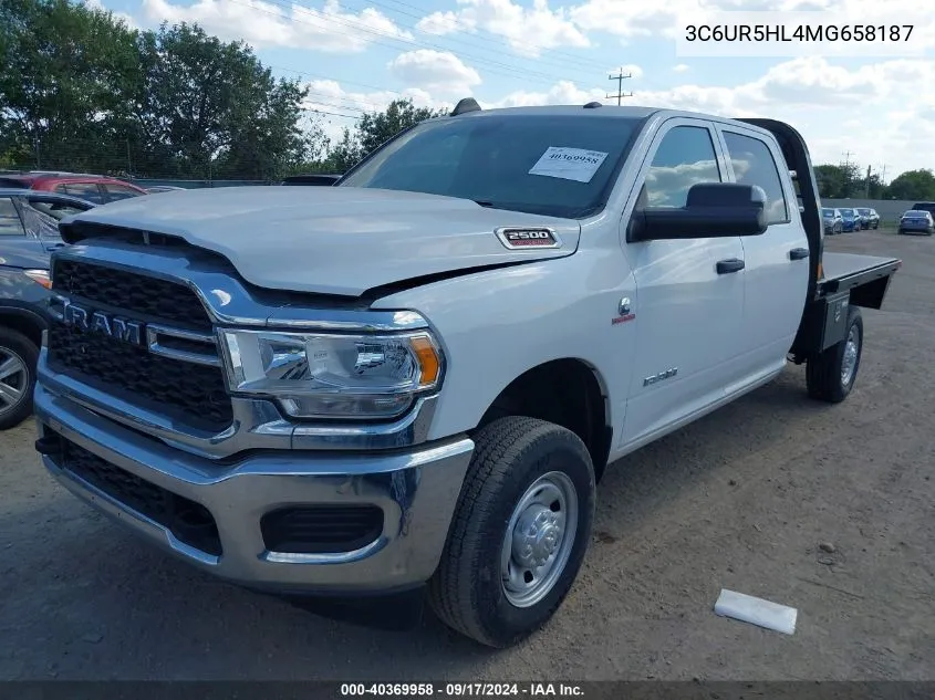 2021 Ram 2500 Tradesman 4X4 8' Box VIN: 3C6UR5HL4MG658187 Lot: 40369958