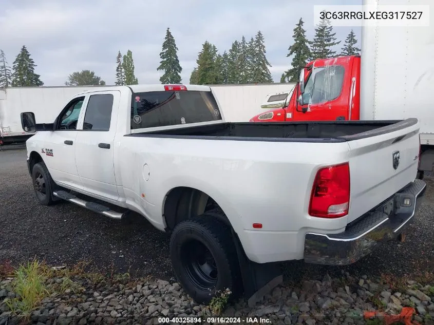 2014 Ram 3500 Tradesman VIN: 3C63RRGLXEG317527 Lot: 40325894