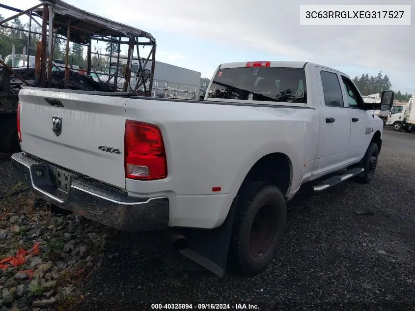 2014 Ram 3500 Tradesman VIN: 3C63RRGLXEG317527 Lot: 40325894