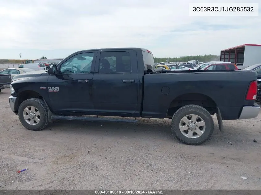 2018 Ram 3500 St VIN: 3C63R3CJ1JG285532 Lot: 40105618