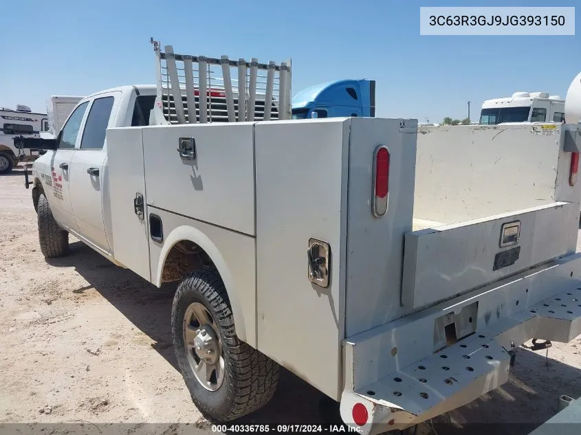 3C63R3GJ9JG393150 2018 Ram 3500 Tradesman 4X4 8' Box