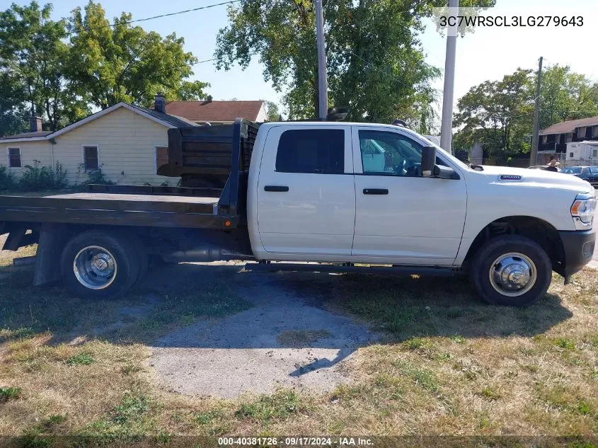 2020 Ram 3500 VIN: 3C7WRSCL3LG279643 Lot: 40381726