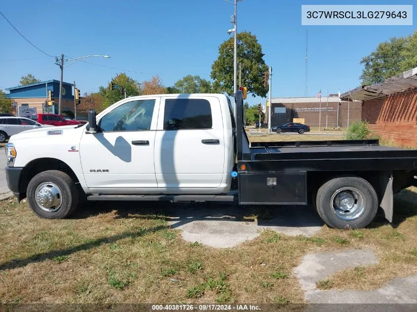 2020 Ram 3500 VIN: 3C7WRSCL3LG279643 Lot: 40381726