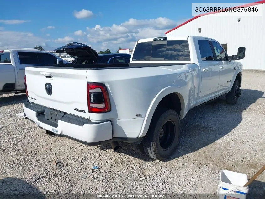 2022 Ram 3500 Limited 4X4 8' Box VIN: 3C63RRRL6NG376846 Lot: 40323616