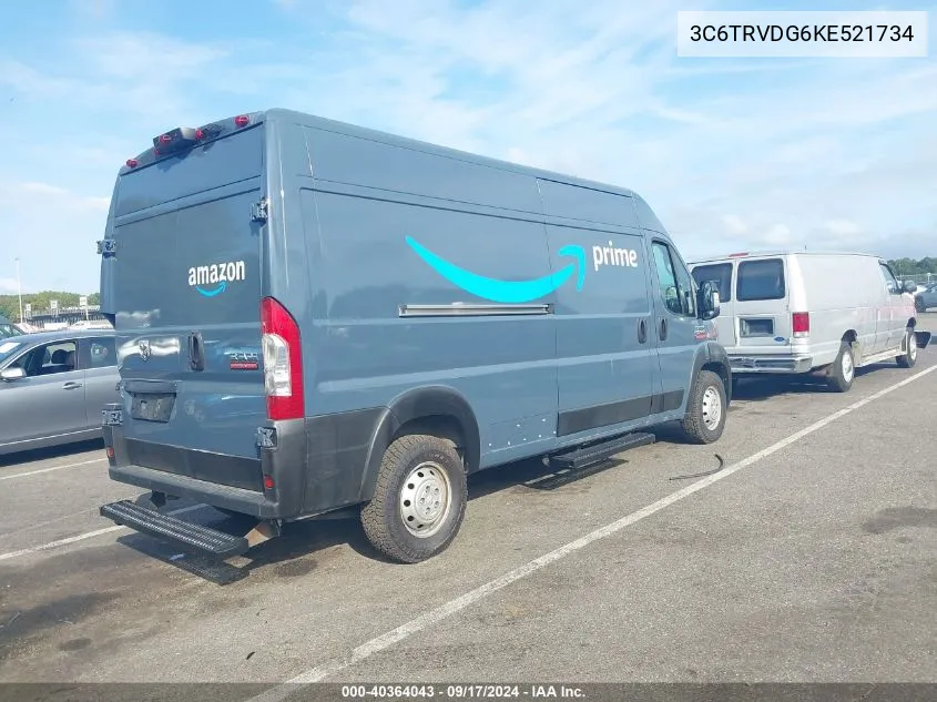 3C6TRVDG6KE521734 2019 Ram Promaster 2500 High Roof 159 Wb