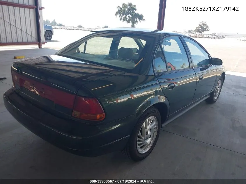 1999 Saturn Sl2 VIN: 1G8ZK5271XZ179142 Lot: 39900567