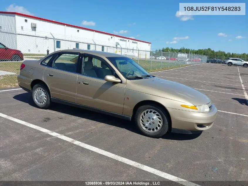 2001 Saturn Ls 4Dr Sedan VIN: 1G8JU52F81Y548283 Lot: 12085936