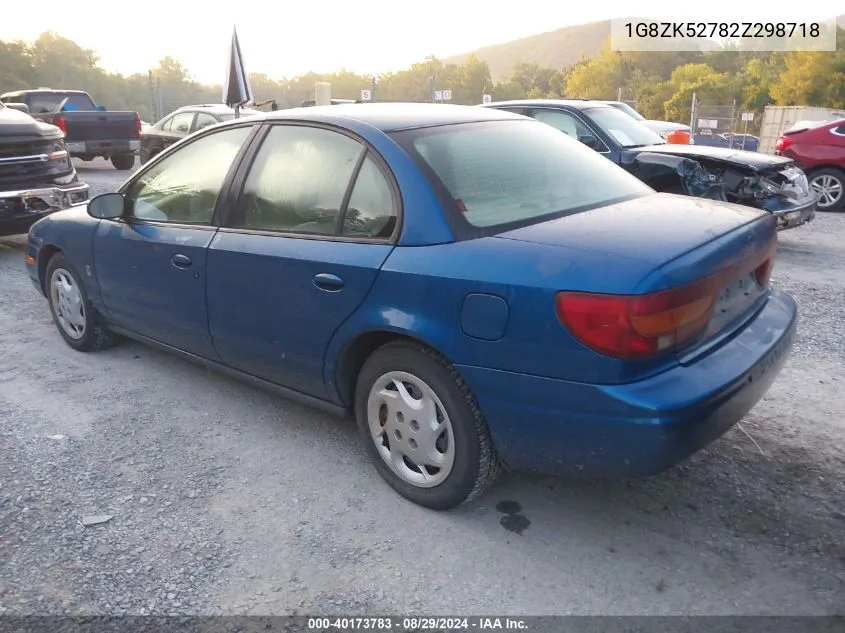 2002 Saturn S-Series Sl2 VIN: 1G8ZK52782Z298718 Lot: 40173783