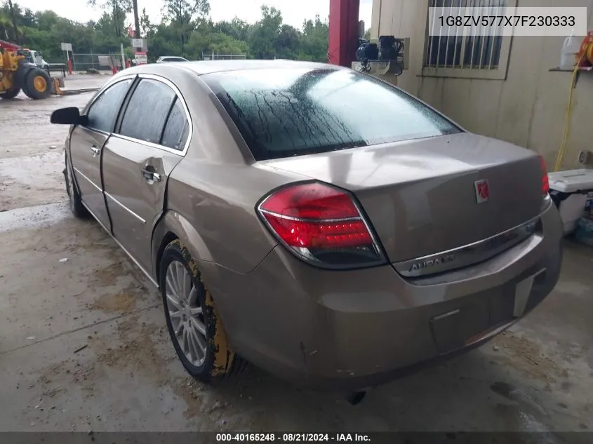 2007 Saturn Aura Xr VIN: 1G8ZV577X7F230333 Lot: 40165248