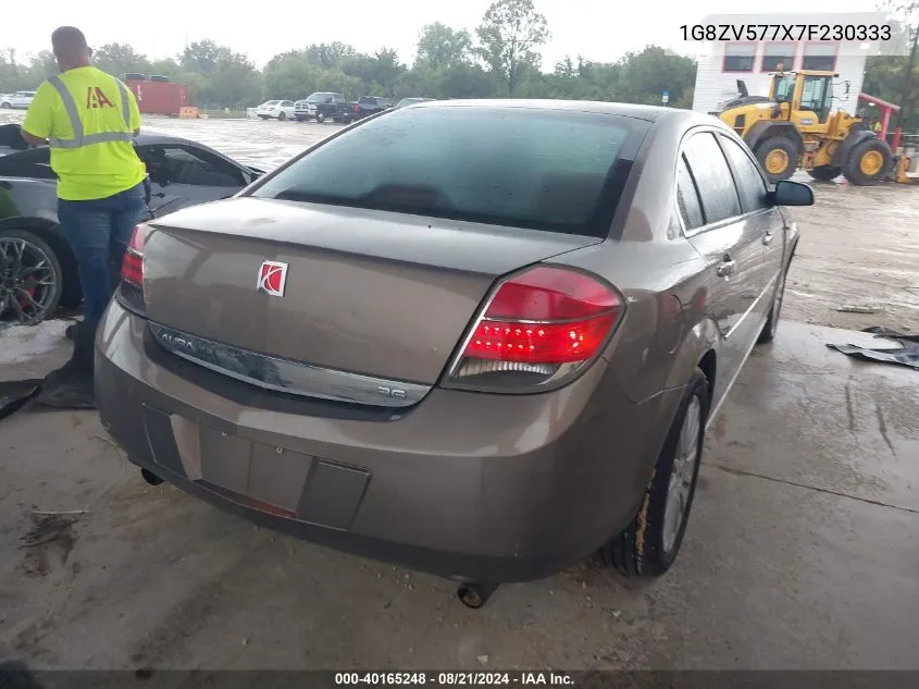 2007 Saturn Aura Xr VIN: 1G8ZV577X7F230333 Lot: 40165248