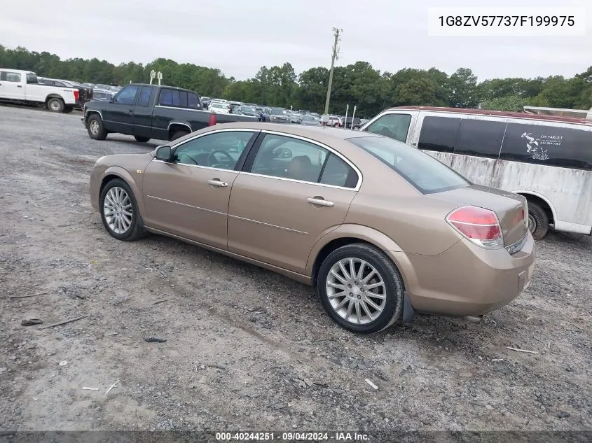 2007 Saturn Aura Xr VIN: 1G8ZV57737F199975 Lot: 40244251