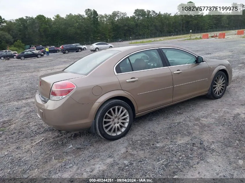 2007 Saturn Aura Xr VIN: 1G8ZV57737F199975 Lot: 40244251