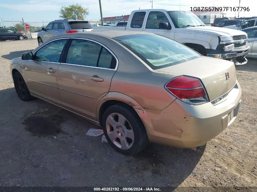 2007 Saturn Aura Xe VIN: 1G8ZS57N97F167796 Lot: 40282192