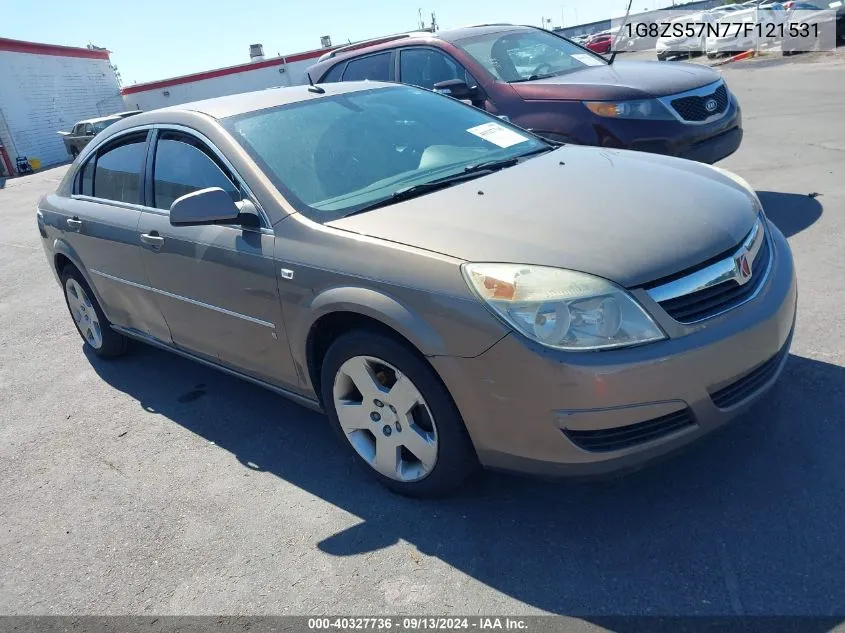 2007 Saturn Aura Xe VIN: 1G8ZS57N77F121531 Lot: 40327736