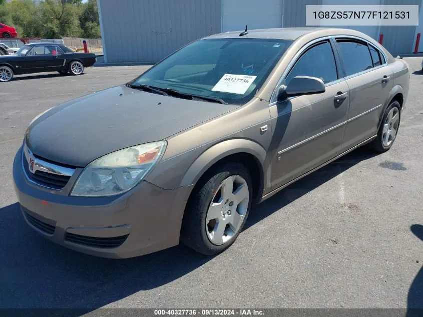 2007 Saturn Aura Xe VIN: 1G8ZS57N77F121531 Lot: 40327736