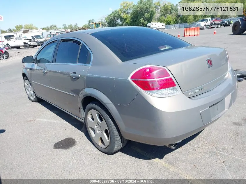 2007 Saturn Aura Xe VIN: 1G8ZS57N77F121531 Lot: 40327736