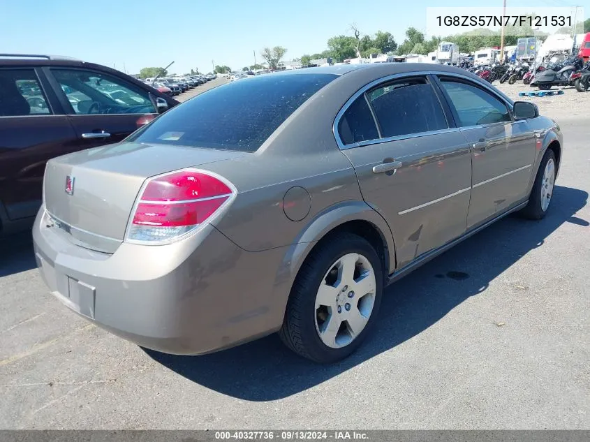 1G8ZS57N77F121531 2007 Saturn Aura Xe