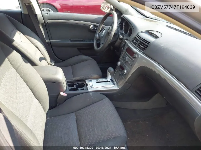 1G8ZV57747F194039 2007 Saturn Aura Xr