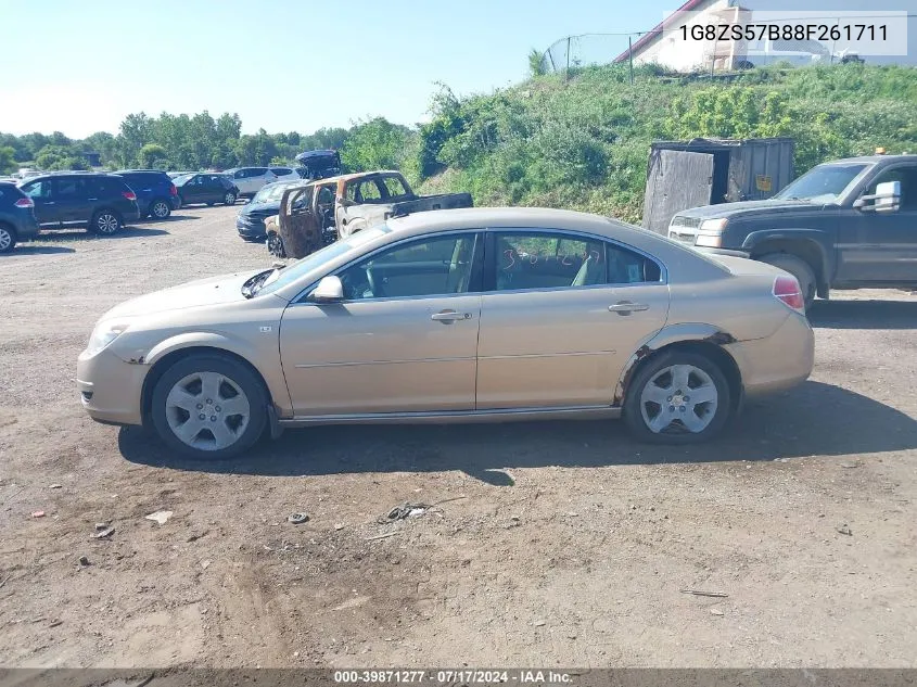 2008 Saturn Aura Xe VIN: 1G8ZS57B88F261711 Lot: 39871277