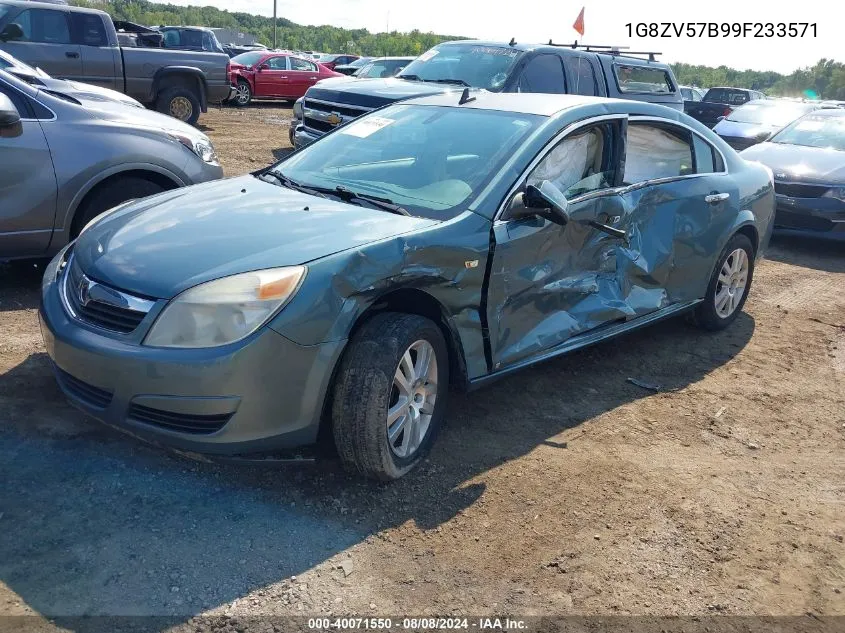 2009 Saturn Aura Xr VIN: 1G8ZV57B99F233571 Lot: 40071550