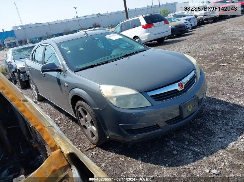 2009 Saturn Aura Xe VIN: 1G8ZS57BX9F142043 Lot: 40206557