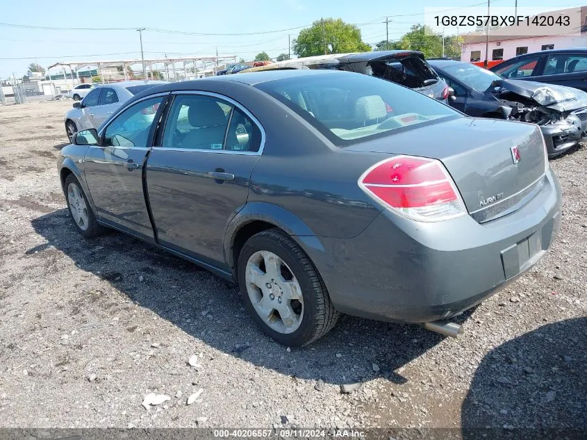 2009 Saturn Aura Xe VIN: 1G8ZS57BX9F142043 Lot: 40206557