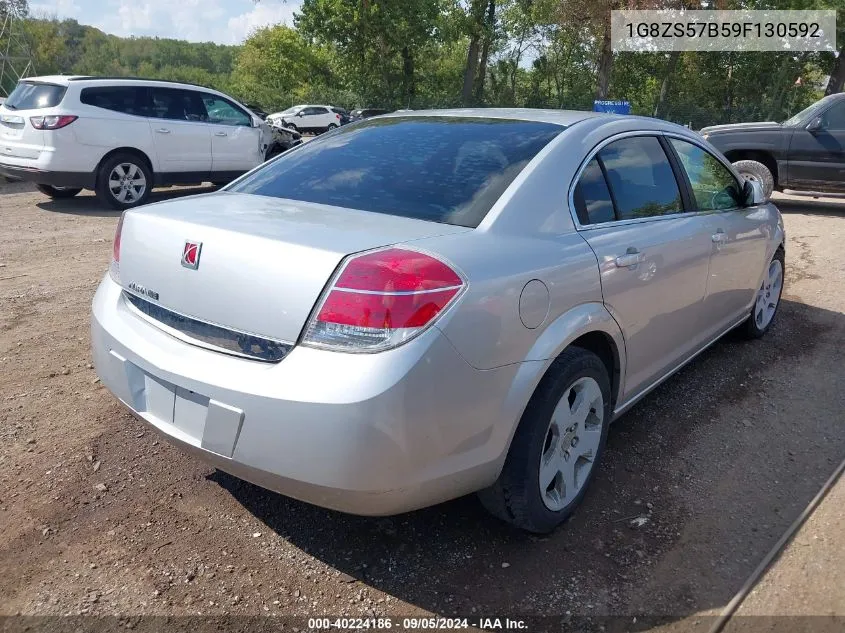 2009 Saturn Aura Xe VIN: 1G8ZS57B59F130592 Lot: 40224186