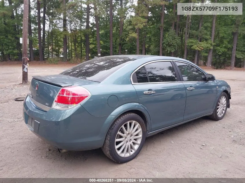 2009 Saturn Aura Xr VIN: 1G8ZX57709F175193 Lot: 40268251