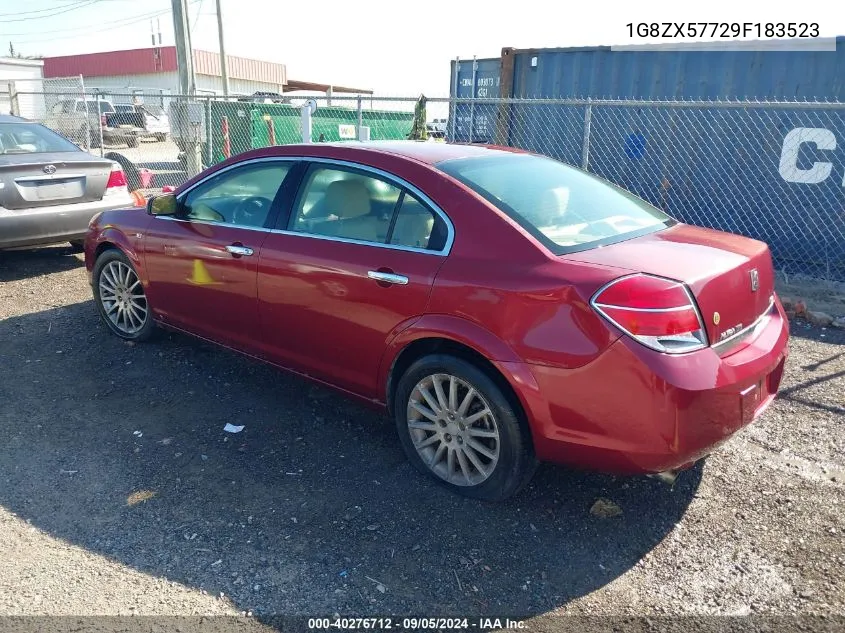 2009 Saturn Aura Xr VIN: 1G8ZX57729F183523 Lot: 40276712