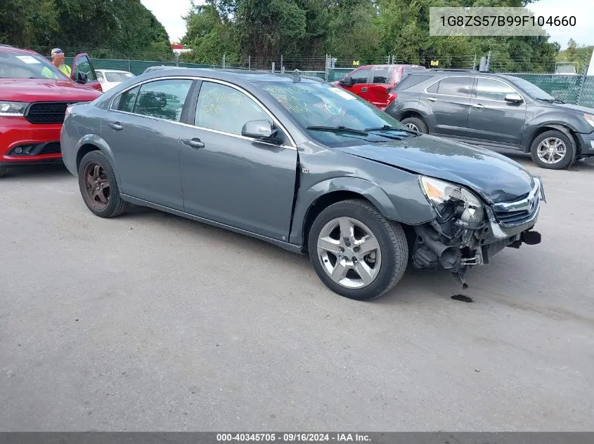 2009 Saturn Aura Xe VIN: 1G8ZS57B99F104660 Lot: 40345705