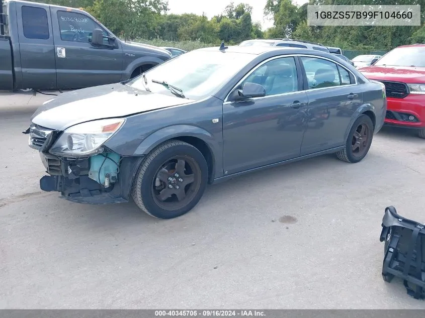 2009 Saturn Aura Xe VIN: 1G8ZS57B99F104660 Lot: 40345705