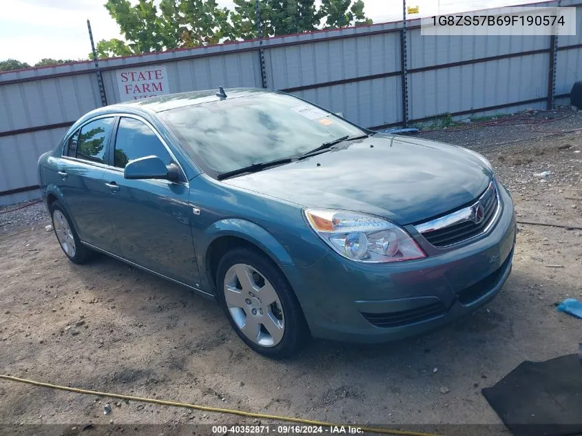 1G8ZS57B69F190574 2009 Saturn Aura Xe